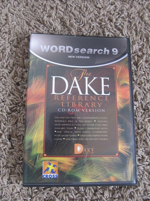 THE DAKE REFERENCE LIBRARY CD-ROM VERSION Word Search 9 New Version Excellent