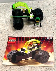 Lego Space Blacktron II No.6851 'Tri-Wheeled Tyrax' (1991) with instructions