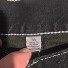 True Religion World Tour Black Men's Jeans Straight Fit Logo Button 5-Pocket De… — photo 2