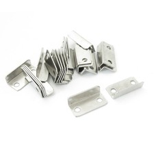 2 Home Office Metal Corner Drawer Block Shot Flat 1.1" Long pcs25 