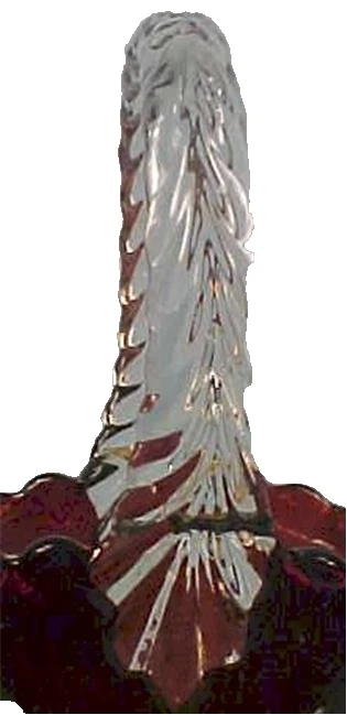 Allentown Pa Ruby Stained Basket Souvenir Annie EAPG Westmoreland Glass Antique - Image 3 of 4