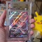 Pokemon Mew VMAX 114/264 Fusion Strike Ultra Rare Holo Beckett BGS 10