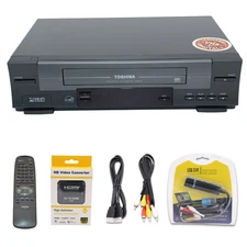 Toshiba VCR Player | Convert VHS to Digital USB Capture | AV-HDMI Adapter