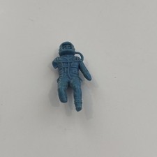 Astronaut MPC Army Men Toy Soldier plastic military figure vtg Marx Space BLUE 3
