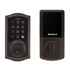 Kwikset SmartCode 270 Venetian Bronze Touchpad Electronic Deadbolt w/ SmartKey
