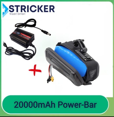 E-Bike E-Scooter Akku 36V 20Ah  720Wh XT60 + Ladegerät Roller Batterie Neu