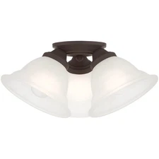 Livex Lighting 40727-07 Wynnewood Flush Mount Bronze