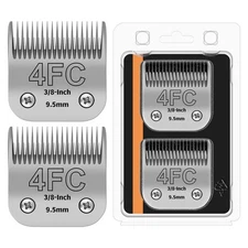4FC Detachable Pet Clipper Replacement Blades Compatible with Andis/Oster A5/...