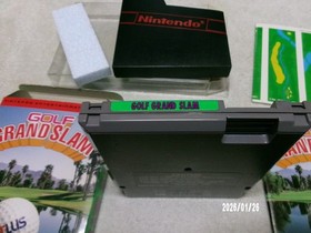 #809 Nes Nintendo Golf Grand Slam By Atlus CIB With Map/Poster