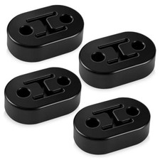 Rubber Exhaust Hanger, Muffler Exhaust System, Heavy Insulator 4PCS-Black