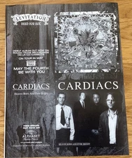 CARDIACS - Heaven Born and Ever Bright magazine advert 23x15cm 1992 Levitation