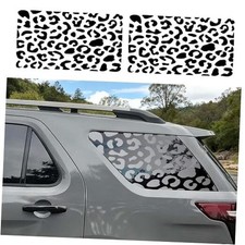 Rear Quarter Window Leopard Cheetah Decals fits Car SUV Trucks, Universal