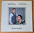 Freddie Mercury Montserrat Caballe Barcelona UK LP POLH 44 M/EX Queen 1st Press