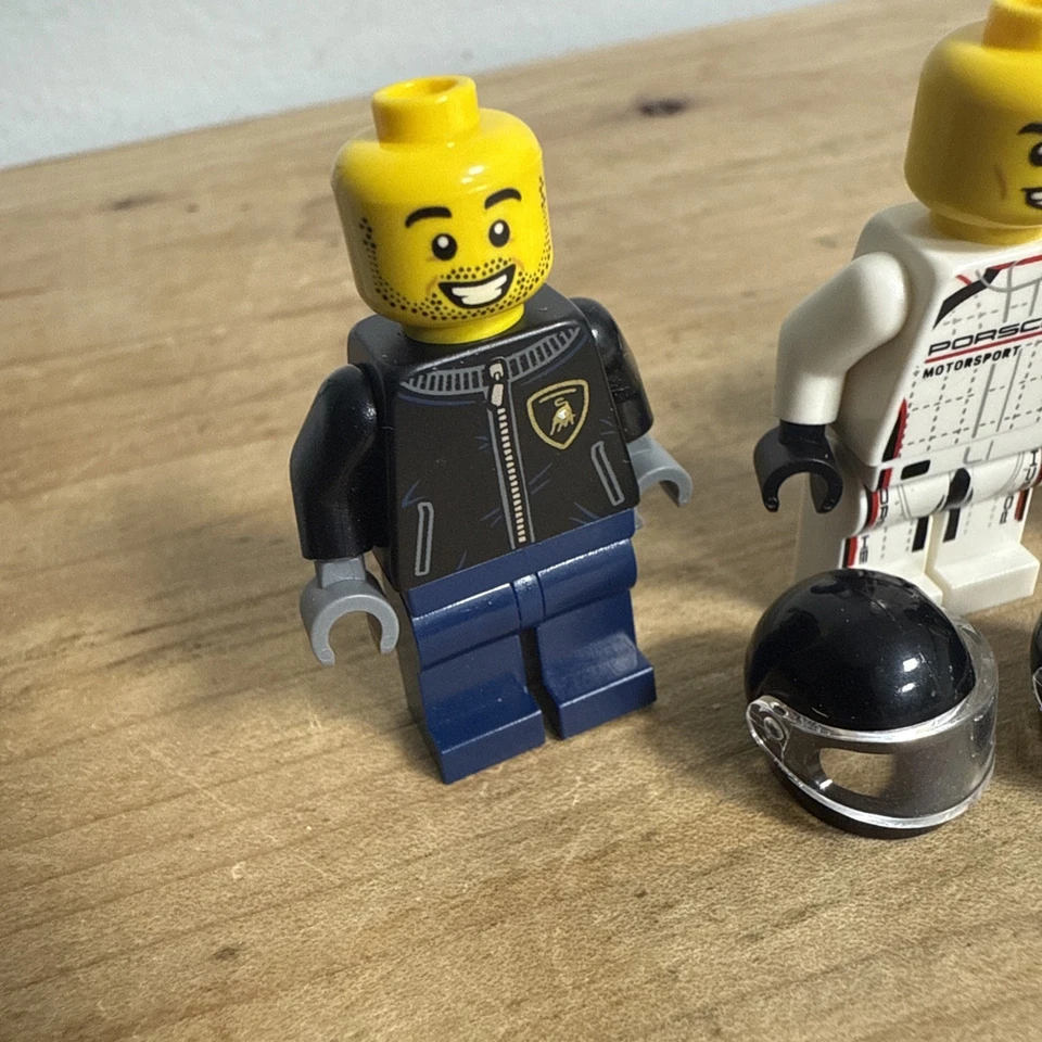 LEGO Speed Champions Porsche Driver other Figures LOT Pagani etc 3 Figures - Image 2 of 4