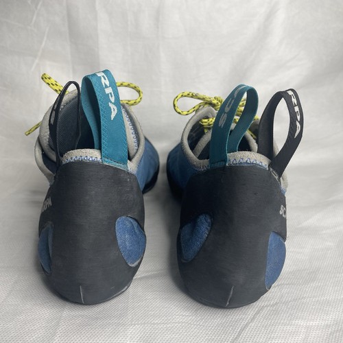 Scarpa Helix 70005-001 Blue Mountain Rock Climbing Shoes Lace Up Men's Size 11.5 - Picture 4 of 17