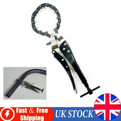 QNGENET Heavy Duty Exhaust Tail Pipe Cutter Pliers Copper Tubing Cutting Chain Plier UK
