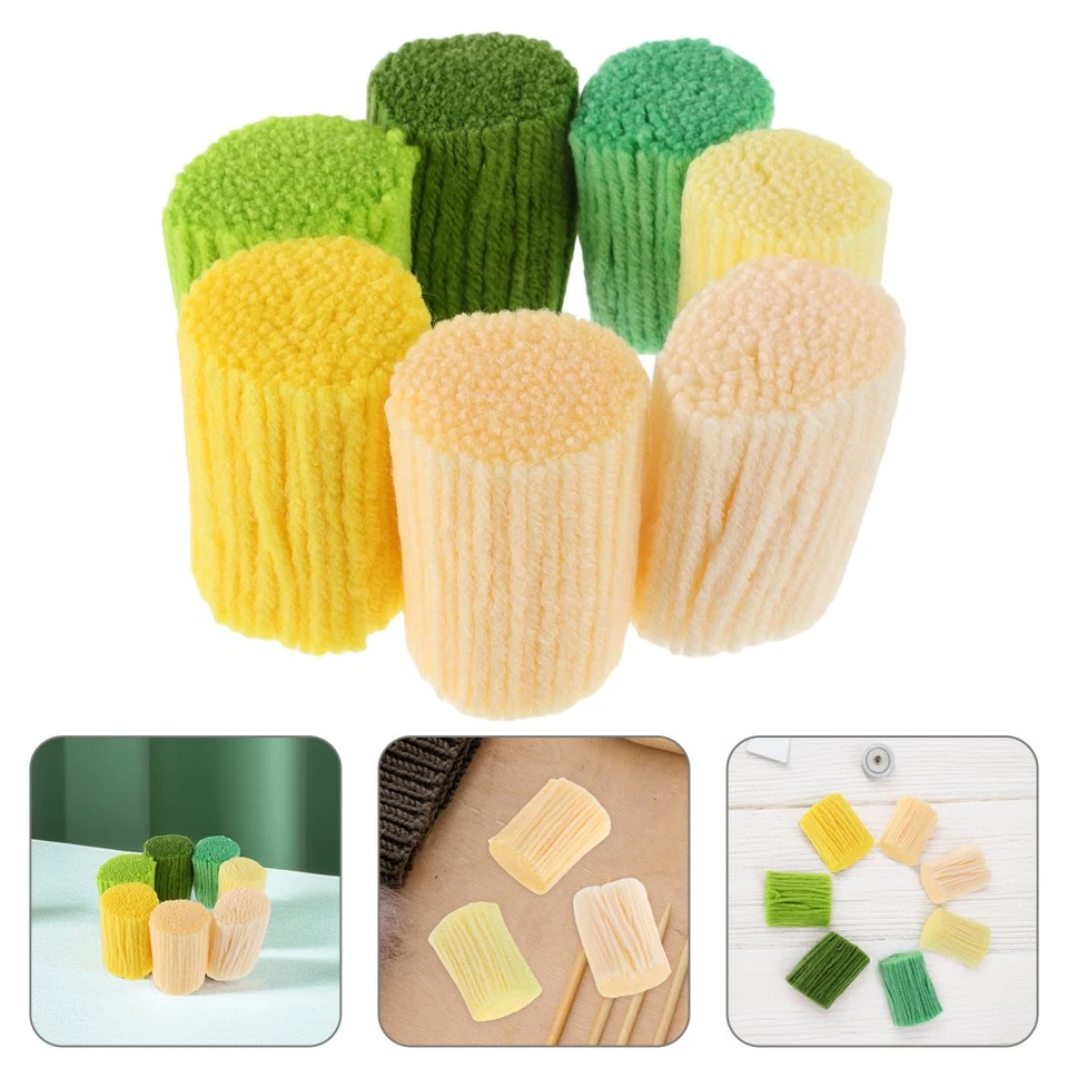 7-teiliges buntes Häkelgarn: Für Heimwerker-Handwerk, Wandteppiche, - Bild 4 von 4