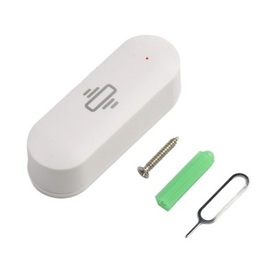 Für Tuya - Kompatibler Vibrationssensor für Smart Life App 70x24,5x21mm Weiß