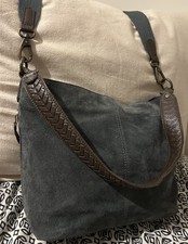Fat Face Valetta Suede Leather Crossbody Sling Hand Bag