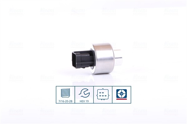 Fits NISSENS NIS 301019 Pressure Switch, air conditioning NIS 301019 Air-condit