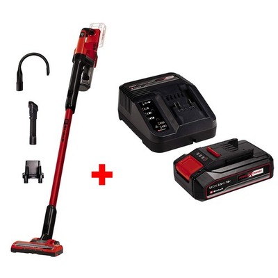 Einhell Akku Stielsauger TE-SV 18 Li solo beutellos  inkl. 2,5 Ah Starterkit