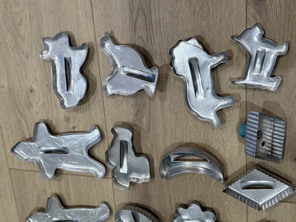 Lote de 20 piezas cortador de galletas vintage espejo - surtido de vacaciones aluminio Foto 4 de 4