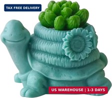 Flower Pot Succulent Mold - Turtle  Animal Shapes, Silicone  Resin Casting Mol