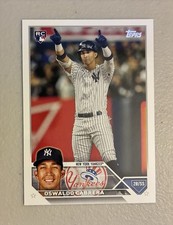 2023 Topps Series Two Oswaldo Cabrera Rookie Baseball Card #487. rookie card picture