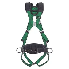 Msa Safety 10207733 V-Form(Tm) Safety Harness Fall Protection Harness, Xs, 400
