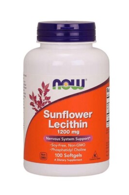 NOW FOODS SONNENBLUMEN LECITHIN 1.200 MG 100 SOFTGELS