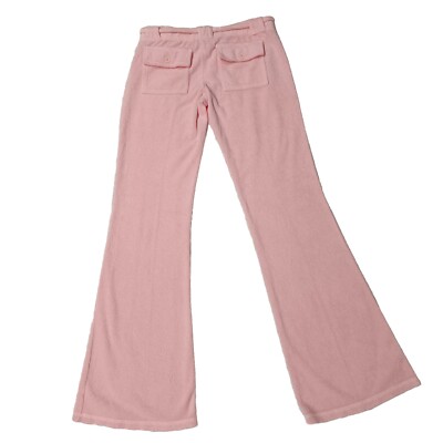 Vintage Juicy Couture TrackSuit Pants Pink Small Flared Butt