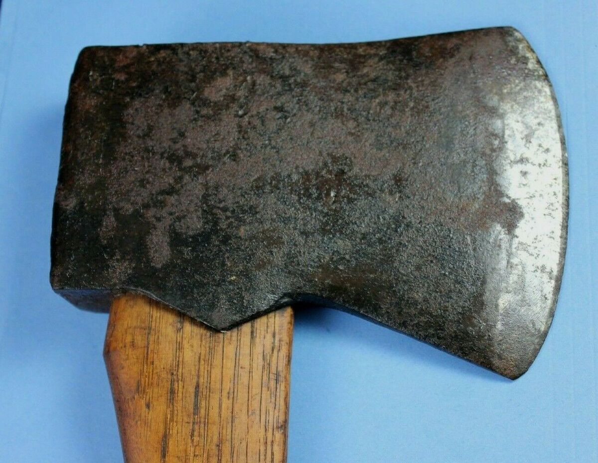 Vintage Axe Ax Craftsman 1920s First 1st Logo Oval Wavy Sing Vintage Axe Ax Craftsman 1920s First 1st Logo Oval Wavy Sing
