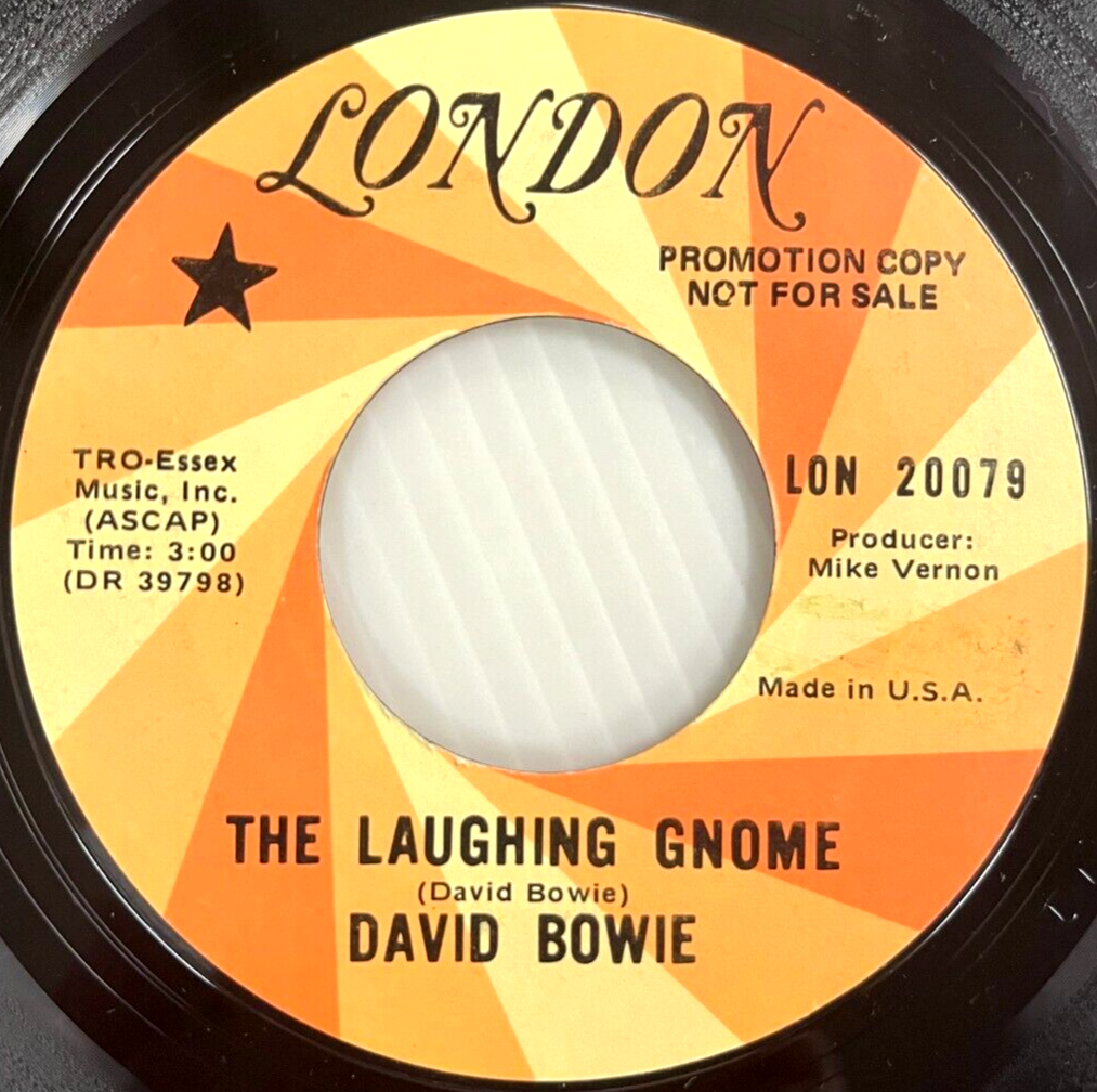 David Bowie Laughing Gnome 7\" イタリア Deram David Bowie Laughing Gnome 7