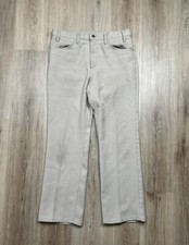 VINTAGE Levi  s 517 Sta-Prest Pants Men  s Size 35x29 Made in USA Bootcut Flare