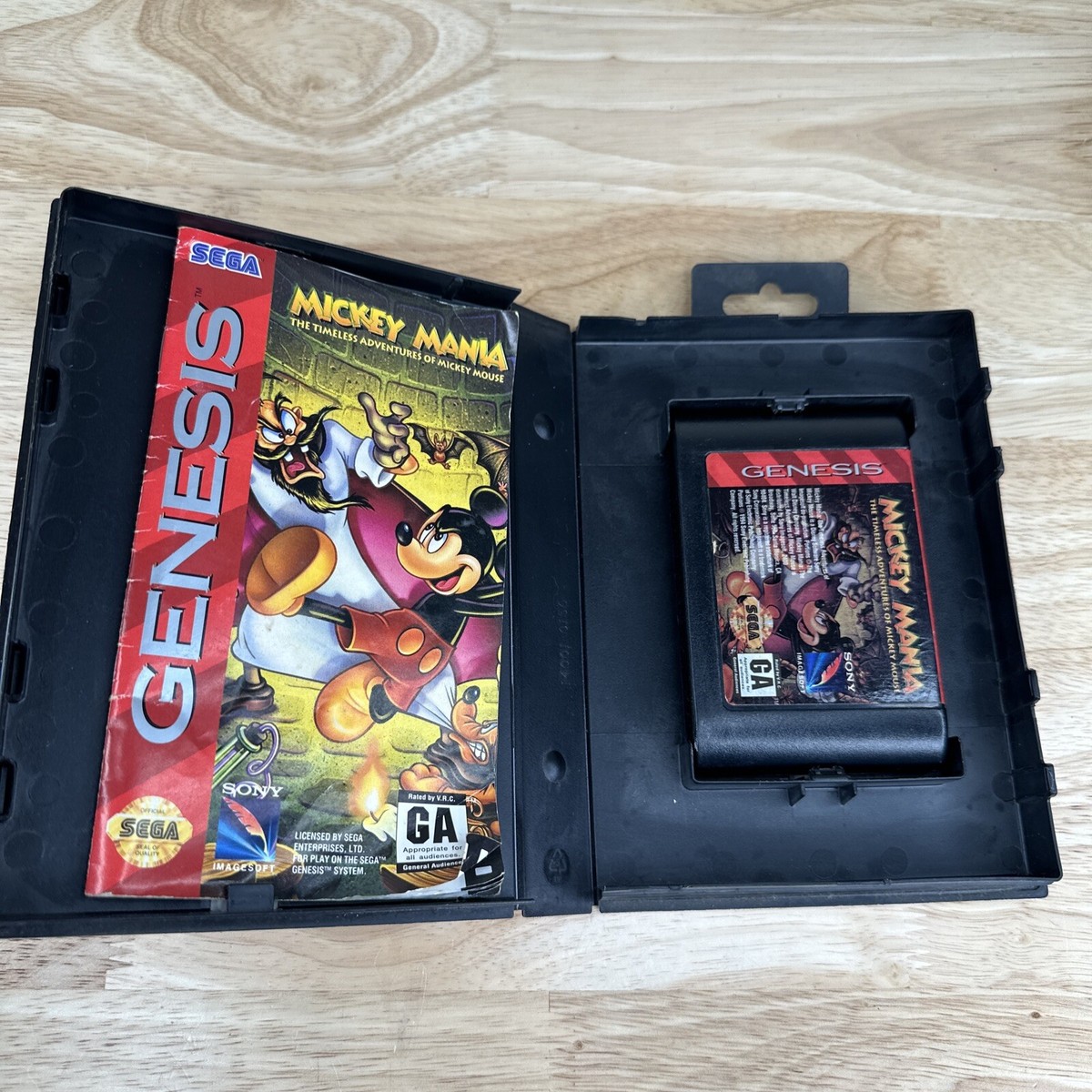 Mickey Mania Sur Mega Drive – Version Japonaise – Jeu Complet En Très Bon état