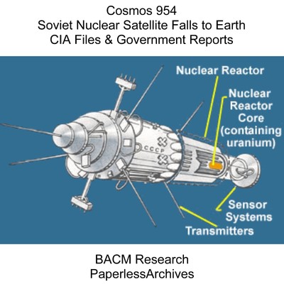 Cosmos 954 - Soviet Nuclear Satellite Falls to Earth - CIA Files USB Drive