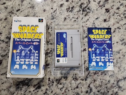 Japanese Space Invaders Nintendo Super Famicom SFC Japan Complete CIB US Seller