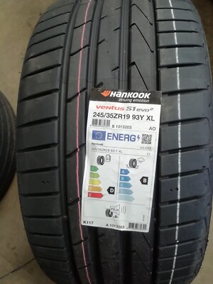 Sommerreifen, 245/35 R19, 93Y, Hankook Ventus S1 EVO2, AO Audi,  245_35_19