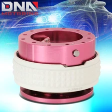 NRG SRK-210PK-GL STEERING WHEEL QUICK RELEASE ADAPTER 2.1 PINK/GLOW IN DARK RING