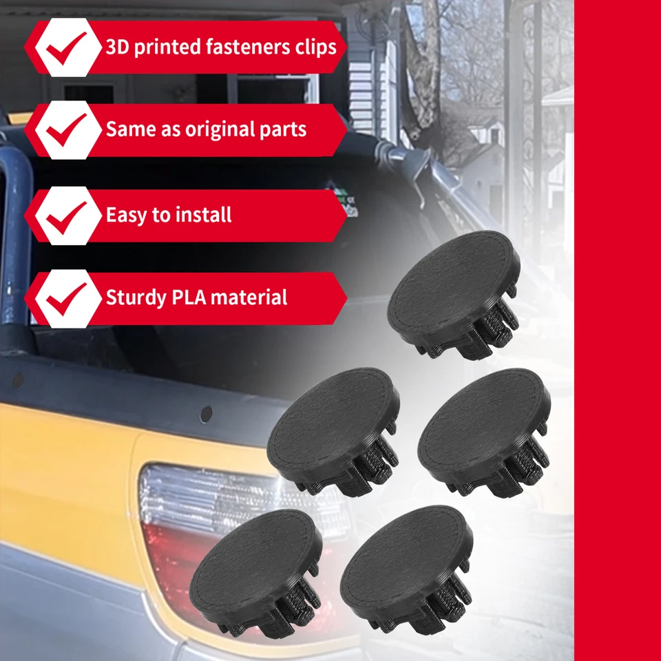 Kit de montaje de tapas de sujeción clips de ajuste de cama para camioneta Subaru Baja Turbo 2003-06 10X Foto 3 de 4