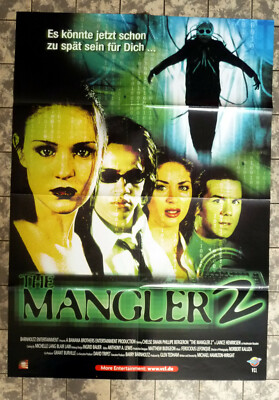 THE MANGLER 2 * VIDEO-POSTER A1 German 1-Sheet LANCE HENRIKSEN ´02 Virtual Death