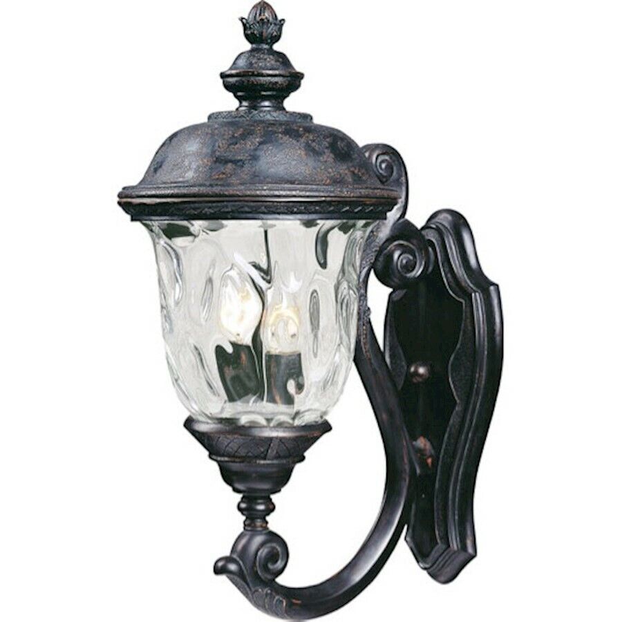 Maxim Carriage House VX 2-Light Outdoor Wall Lantern Bronze -40423WGOB Beperkte voorraad
