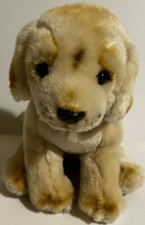 FAO SCHWARZ 10" Labrador Lab Golden Retriever Puppy Dog Realistic Stuffed Plush