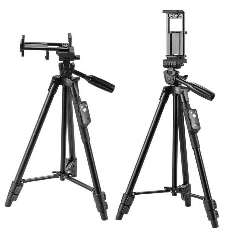 2 In 1 Universal Tripod Mount Holding Clamp Bracket For iPad iPhone Phone Tablet - Image 4 of 4