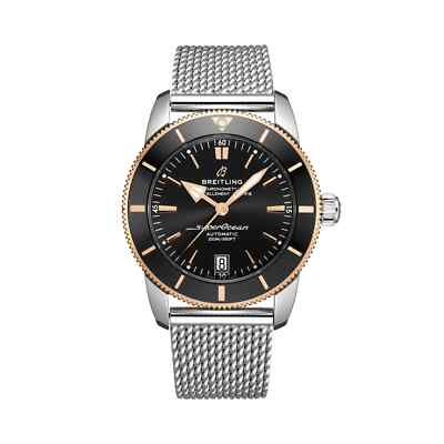 BREITLING SUPEROCEAN HERITAGE B20 AUTOMATIC 42 BLACK DIAL WATCH UB2010121B1A1