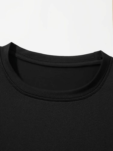 T-shirt uomo extra large con stampa motivo lettere - girocollo morbido, comoda - Foto 4 di 7