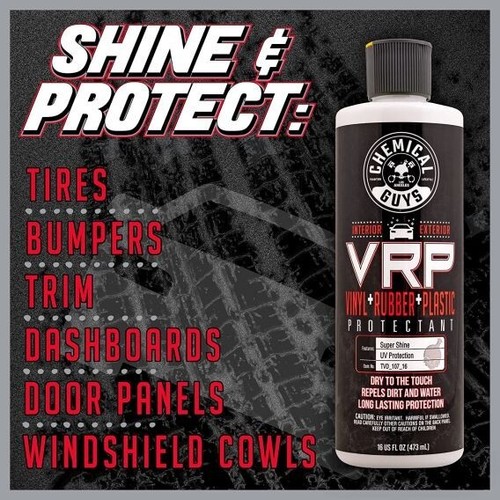 CHEMICAL GUYS VRP PROTECTANT VINYL RUBBER PLASTIC TRIM & TYRE