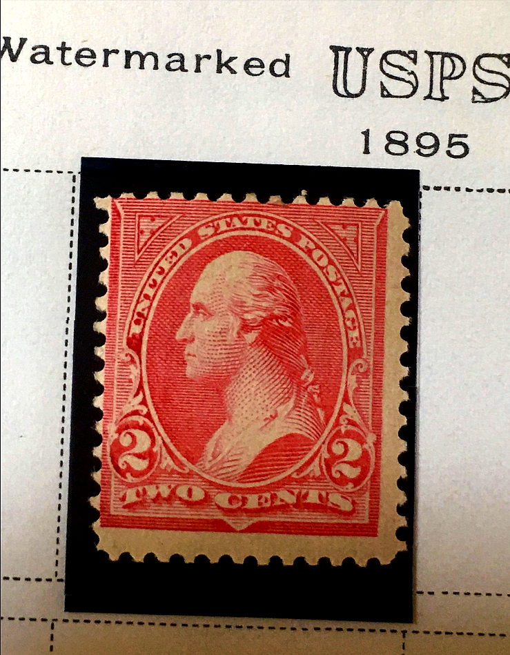 1895 GEORGE WASHINGTON 2 CENT STAMP RED SCOTT# 267 TYPE III | eBay