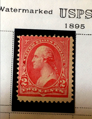1895 GEORGE WASHINGTON 2 CENT STAMP RED SCOTT# 267 TYPE III | eBay