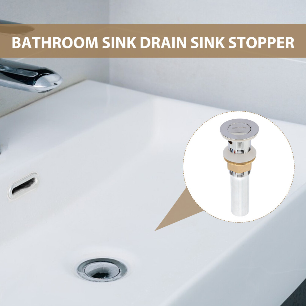 Filter Drain Stopper with Basket Bathroom Sink Strainer eBay